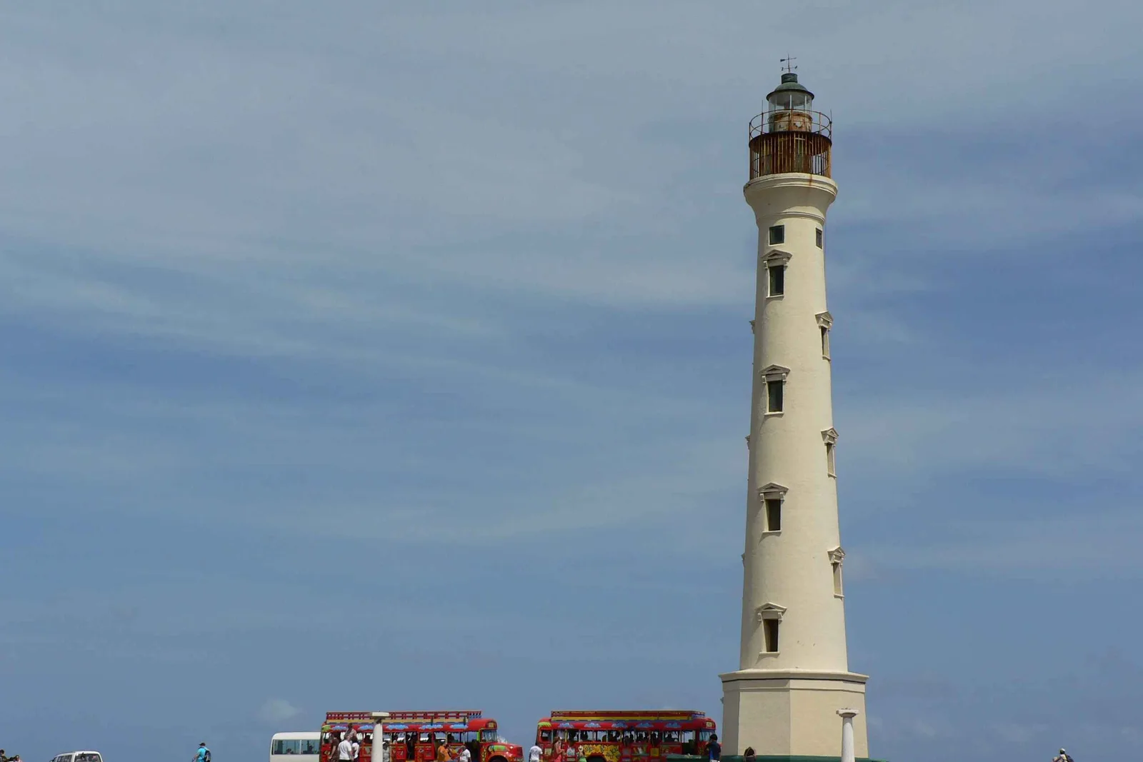 California Lighthouse, o farol branco na ponta noroeste de Aruba