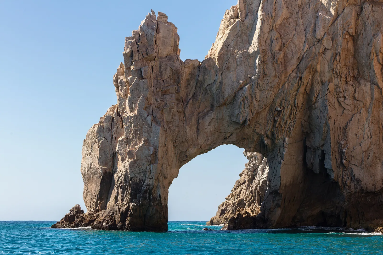 El Arco, o arco de granito de Land's End, em Cabo San Lucas